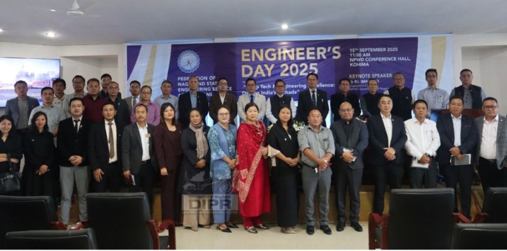 FONSESA celebrated its Engineer’s Day 2025 at NPWD conference hall, Kohima on September 15. (DIPR Photo)